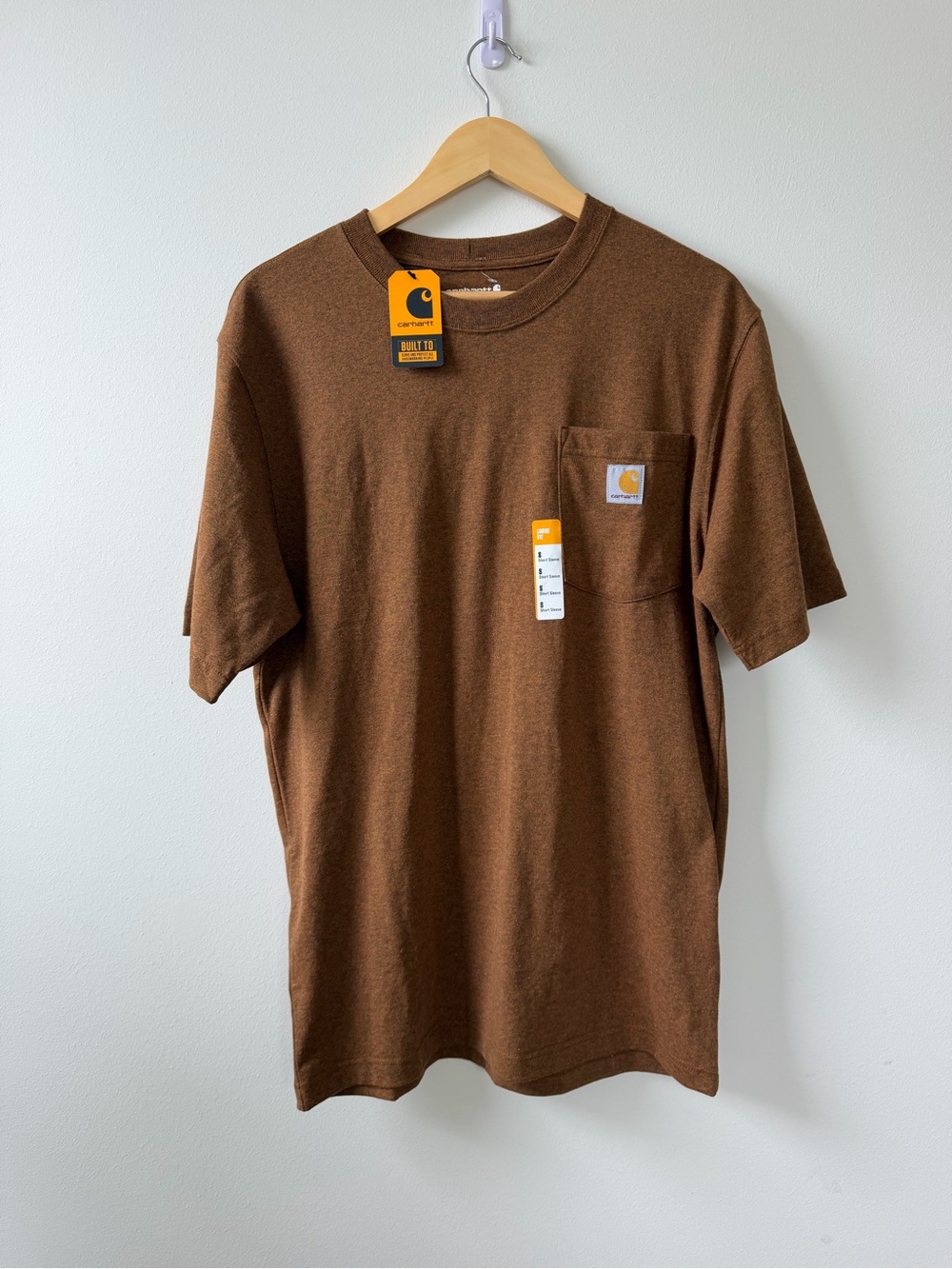 Carhartt Brown Short-Sleeve Pocket Tee